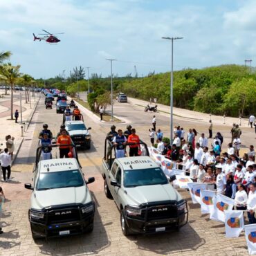 Inicia operativo de seguridad de semana santa en Cancún 00004